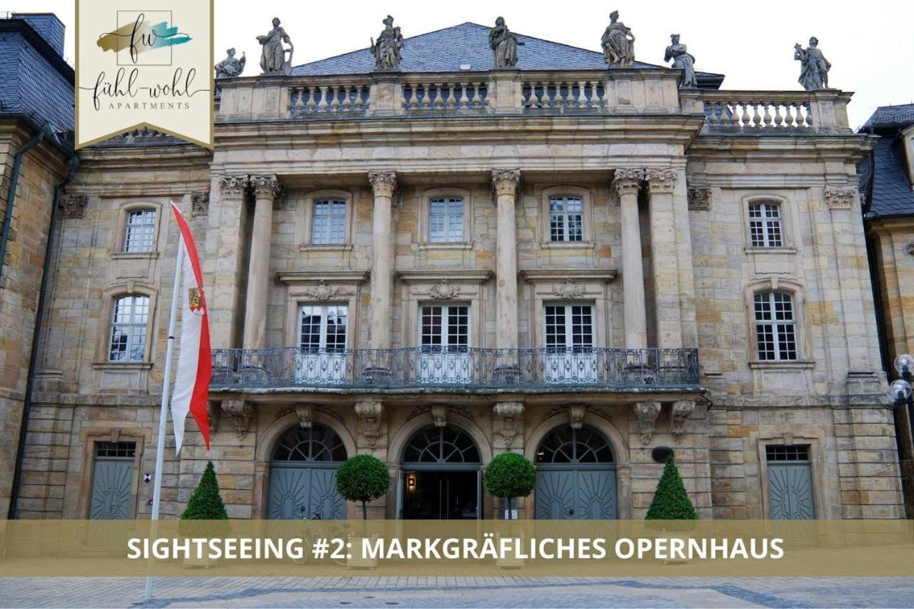 Semper Suite No1 - 2Zi Fewo 1-4 Pers, Balkon, Parkplatz, Hofgartennaehe Bayreuth Kültér fotó